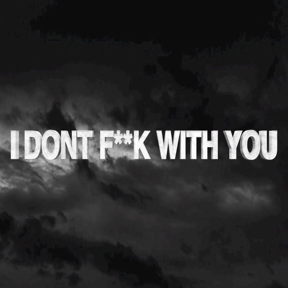 Big Sean ft E-40 I Dont Fuck With You album art