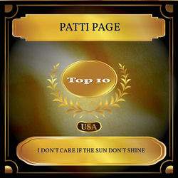 I Don't Care If the Sun Don't Shine album art